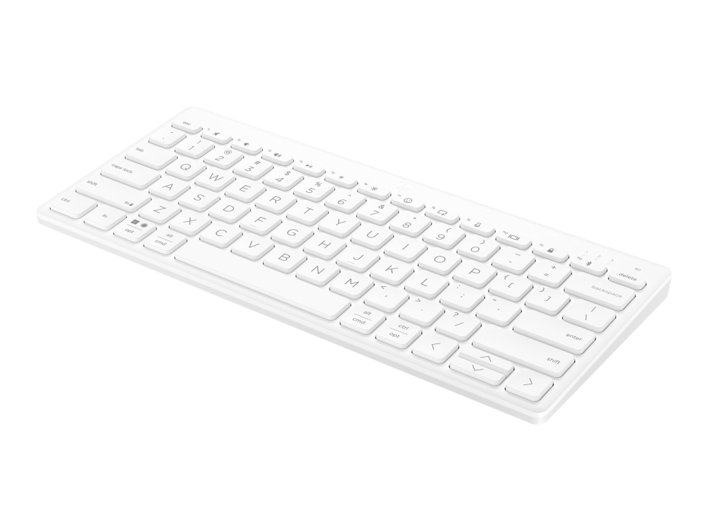 Hp 350 Compact Multi-Device - Tastatur - Trådløs - Bluetooth 5.2 - Hvid