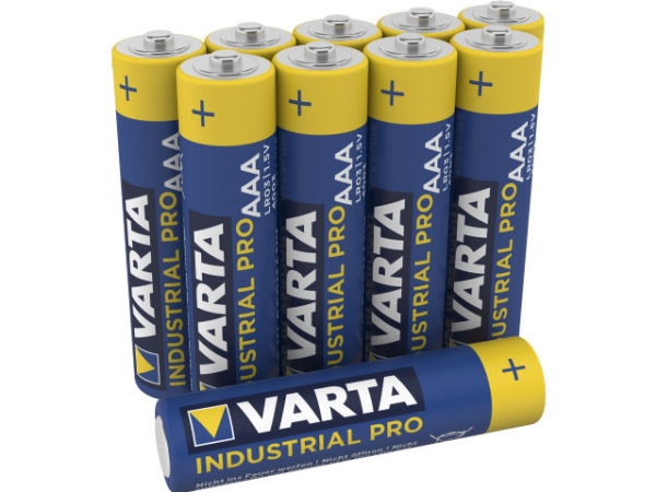 Varta Industrial - Batteri AAA - alkaliskt - 1100 mAh | EL Artiklar - Batteri - AAA-batterier | GameStuff