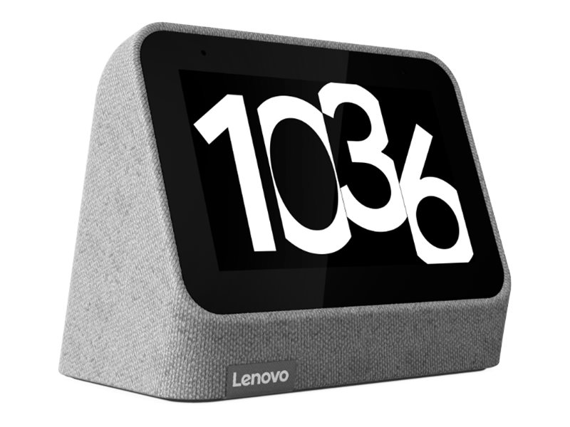 Lenovo Smart Clock 2 Smart Display Lcd 4  " Trådlös Wi Fi Bluetooth 3 Watt Ljunggrå