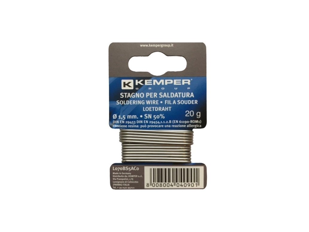 Kemper Lodde Kemper 1,5 Mm 20 G Sn50%