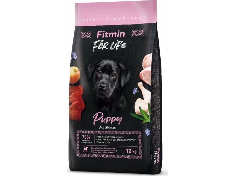 Fitmin For Life Puppy - Trockenfutter Für Hunde - 12Kg