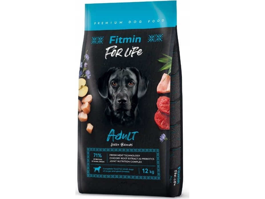 Fitmin For Life Adult Große Rassen - Trockenfutter Für Hunde - 12Kg