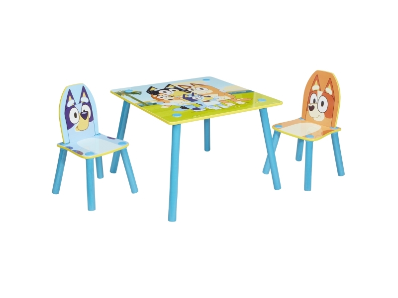 Bluey Børnemøbelsæt Med Bord & 2 Stole.