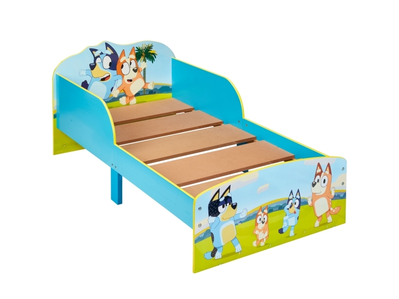 Bluey Juniorseng Med Bund Og 2 Store Opbevaringskuffer I Stof