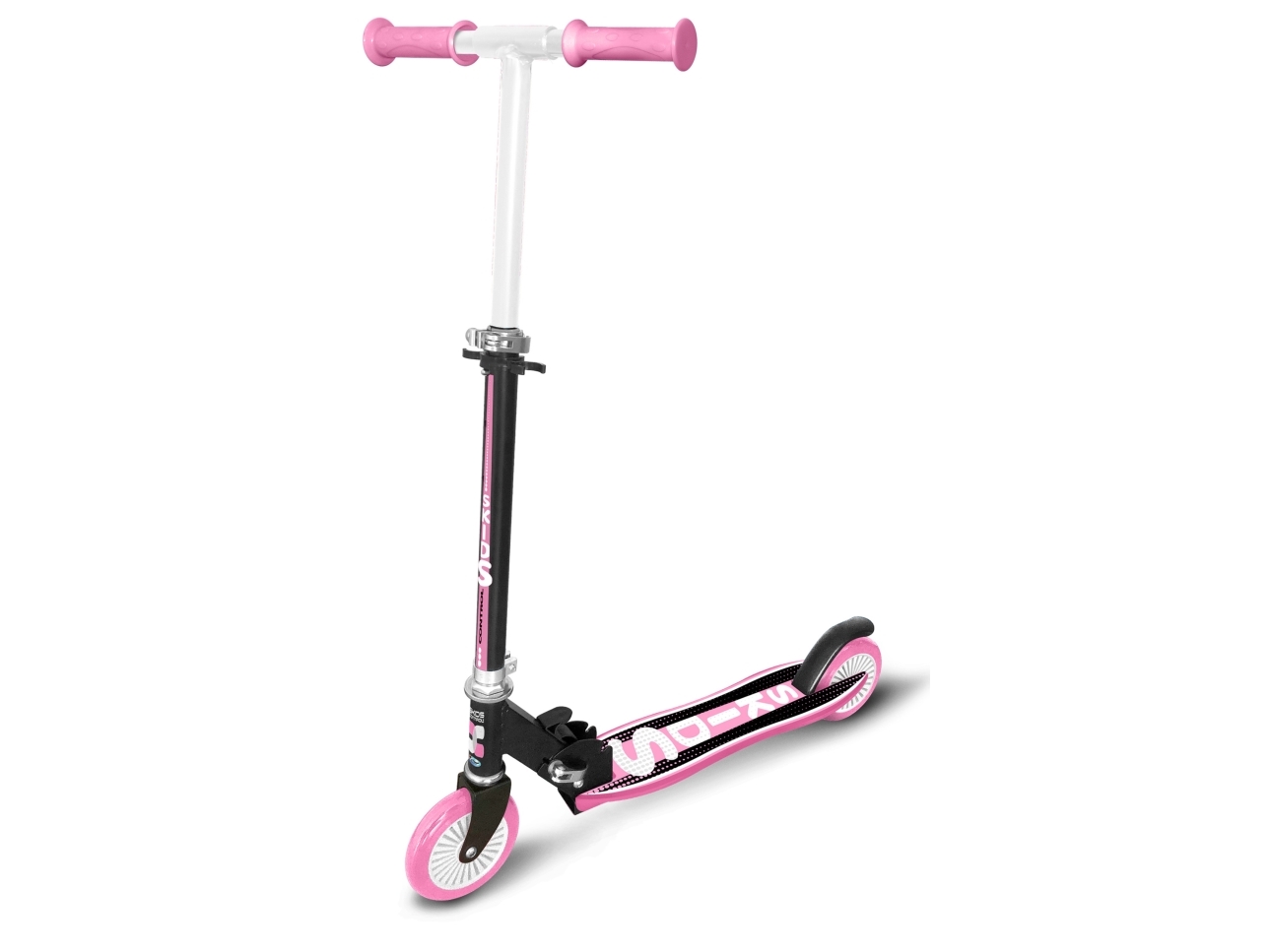 Skids Control Sammenklappeligt løbehjul. PP-dæk - PINK ( 60224 )