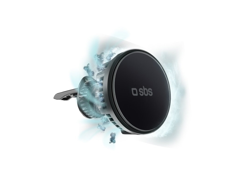 SBS TESUPFANWIR15W, Automaattinen, USB, Langaton lataus, Musta