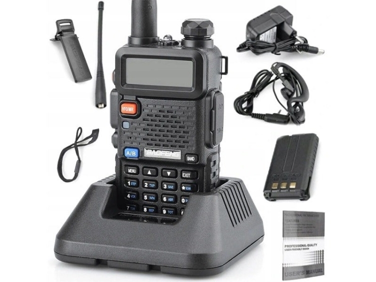 Baofeng Uv-5R Htq 3800Mah, Walke Talke, Fm-Radio