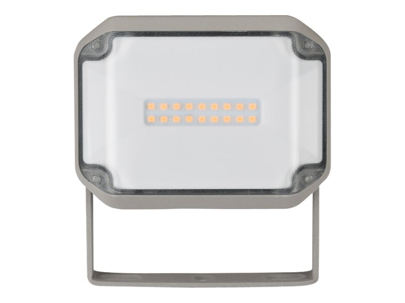 Brennenstuhl Al 1050 - Projektører - Led - 10 W - Klasse E - Varmt Hvidt Lys - 3000 K - Flad - Grå