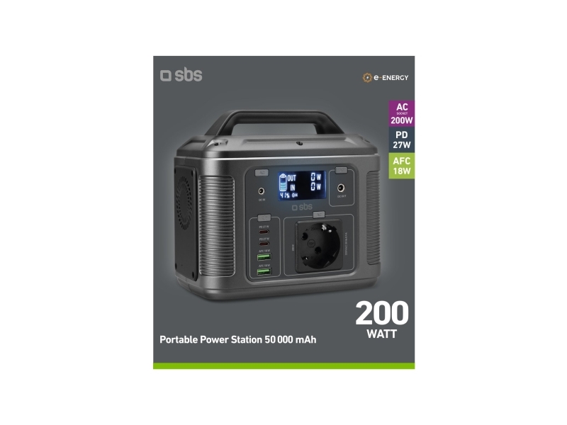 SBS TEPOWST200W Universal ladestation med 200 Watt