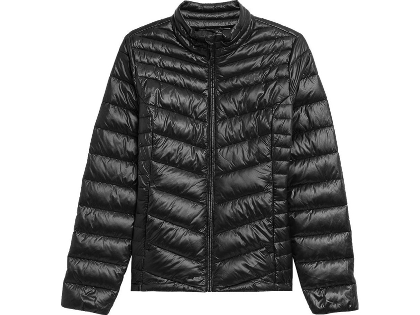 Women's jacket 4F deep black H4Z21 KUDP002 20S