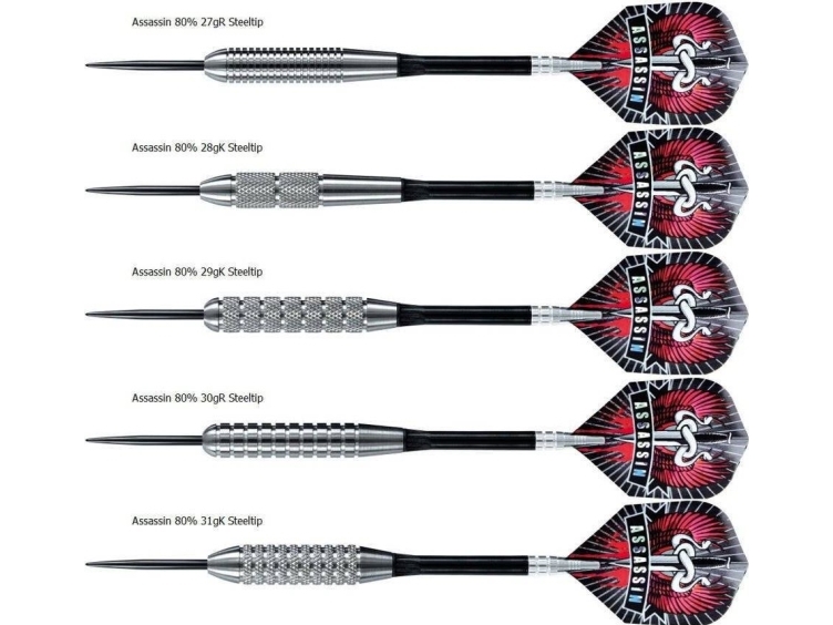Harrows dartpile Harrows ASSASSIN HEAVY Steeltip 32 gR