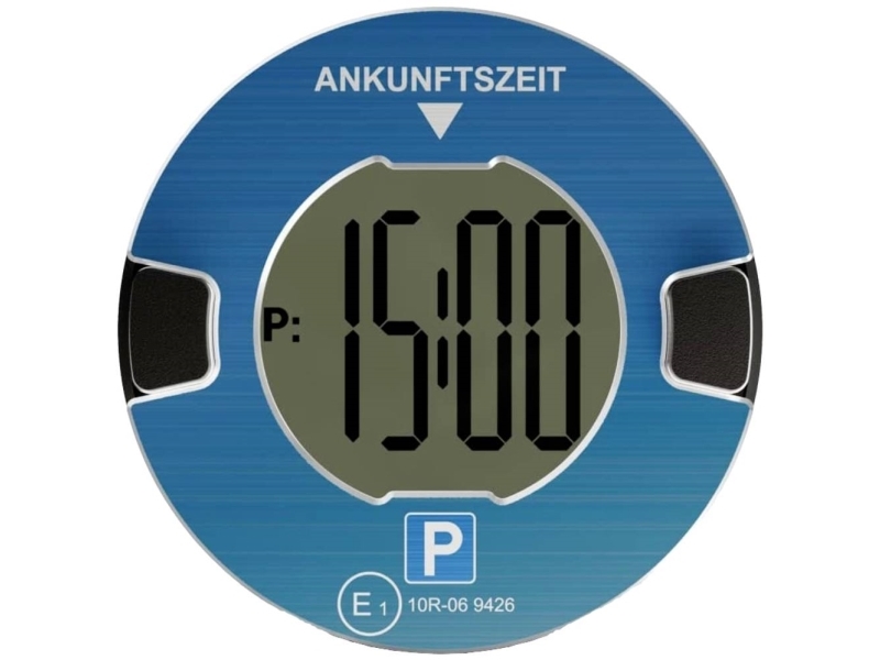 Ooono Park Elektrische Parkscheibe Fürs Auto I Vollautomatische Parkuhr Schwarz