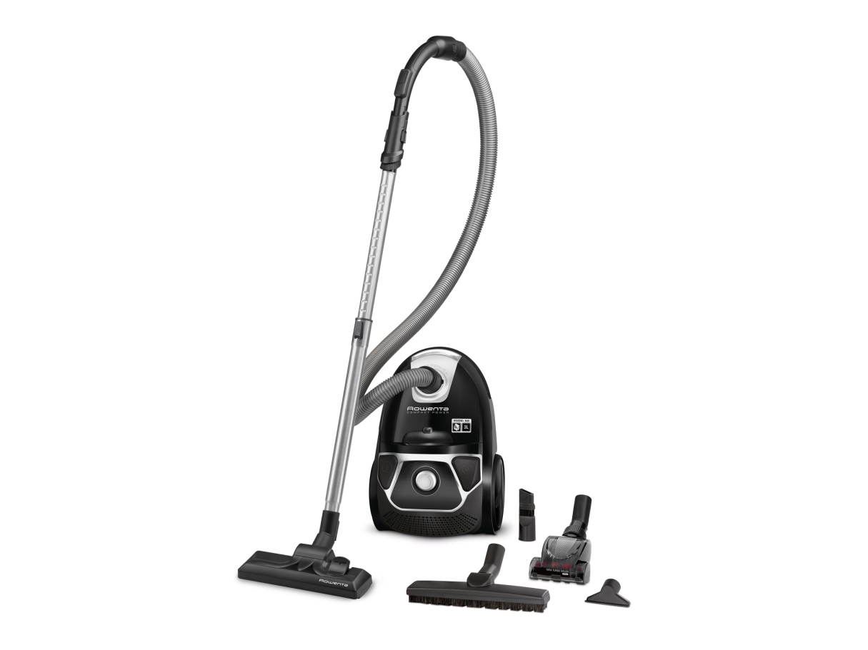 Rowenta Compact Power Ro3985, 750 W, Beholder Vakuum, Dry, Støvpose, 3 L, Hygiejnefilter