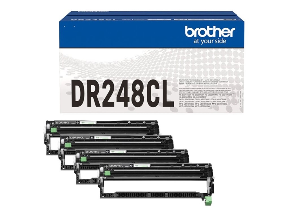Brother Dr-248Cl, Original, Brother, 4 Stück(E), 30000 Seiten, Schwarz, Cyan, Magenta, Gelb