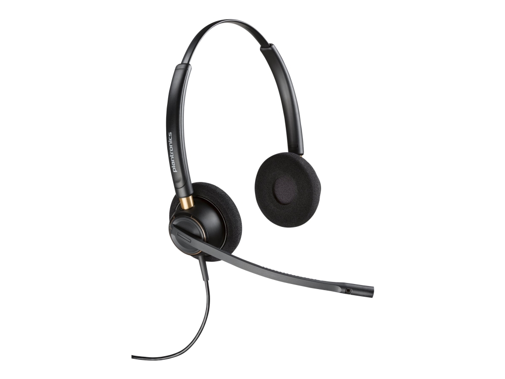 Hp Poly Encorepro Hw520d – Encorepro 500-Serie – Headset – On-Ear – Kabelgebunden – Quick Disconnect – Schwarz – Zertifiziert Für Skype For Business