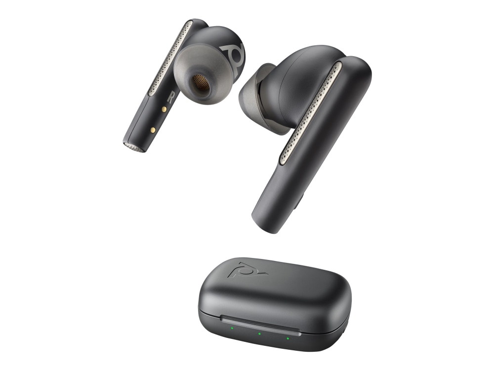 Poly Voyager Free 60 Uc M True Wireless Hörlurar Med Mikrofon Inuti Örat Bluetooth Aktiv Brusradering Usb A Via Bluetooth Adapter Kolsvar