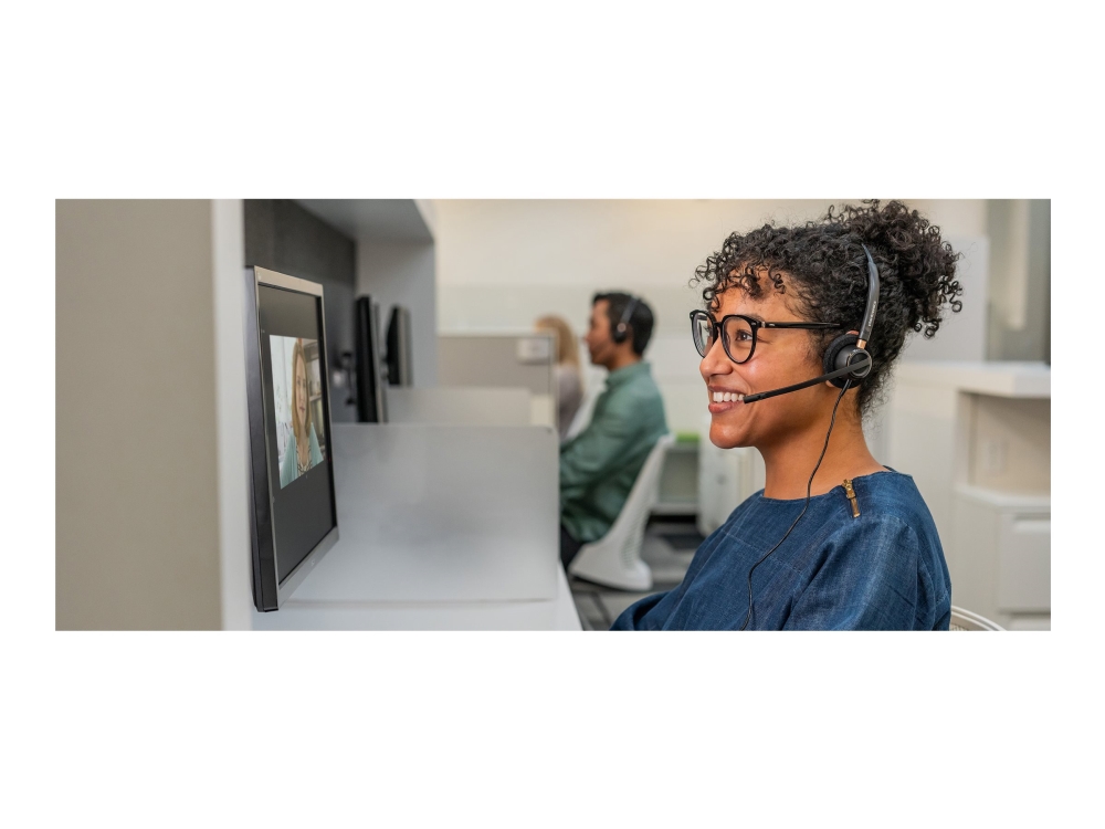 Hp Poly Encorepro 545 - Encorepro 500 Series - Headset - På Øret - Konvertibel - Kablet - Usb-A - Sort - Certified For Skype For Business