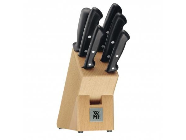 Wmf Classic Line, Sprække Knivblok, Stål, Træ, Sort, Træ, 7 Stk