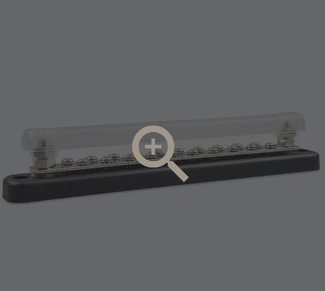 Busbar 150A 2P Mit 20 Schrauben + Abdeckung