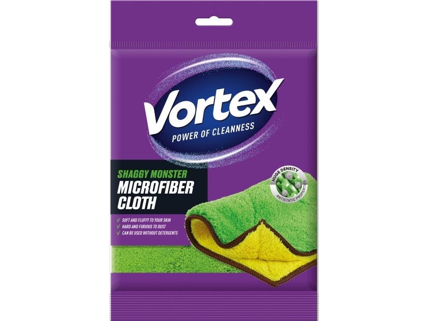 Stoff Vortex Shaggy Monster, Gelb, Für Die Küche