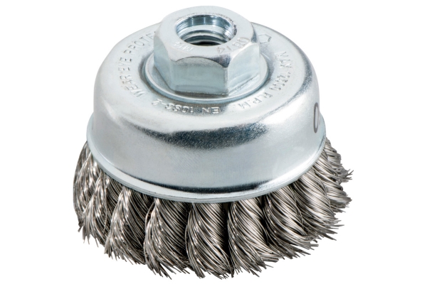 Metabo 623711000, Kop Børste, Alle Mærker, 10 Cm, Sølv, M14, 0,5 Mm