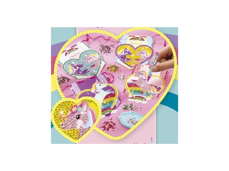 Totum Unicorn Diamond Painting, 5 Jahr(E), Mädchen, Kinder, Mehrfarbig, 360 - 480 Min, China