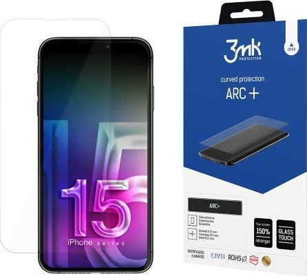 3Mk Arc+, Iphone 15 Plus, 1 Stk