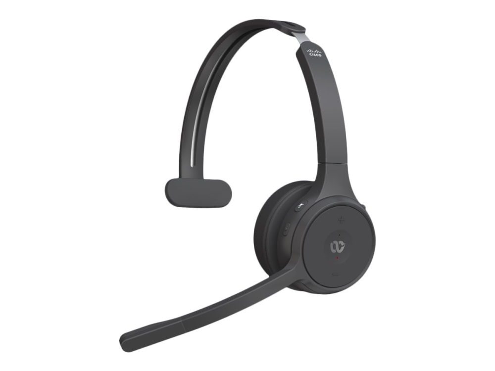 Cisco Headset 721 - Headset - På Øret - Bluetooth - Trådløs - Carbon-Sort - Cisco Webex Certified