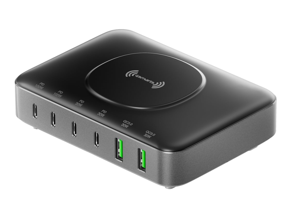 4Smarts 540571, Freistehend, Schwarz, Kontakt, Tisch, 100 - 240 V, 50/60 Hz