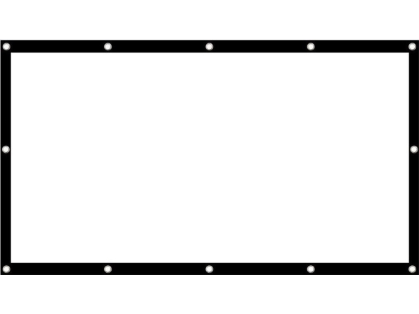 Bilde av Maclean MC-980 84" 186x100cm projection screen 25mm border 16:9 tension hooks