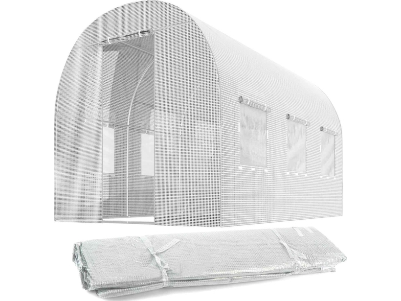 Plonos balta folija sodo tuneliui 2x3m (6m2)