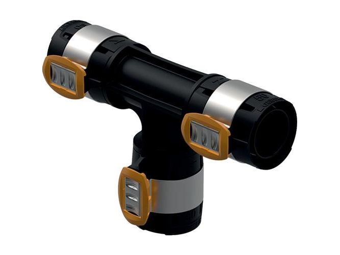 Geberit FlowFit T-stycke rakt: PPSU, d=50mm | VVS Artiklar - Rör & Kopplingar - Alupex rör och rördelar | GameStuff