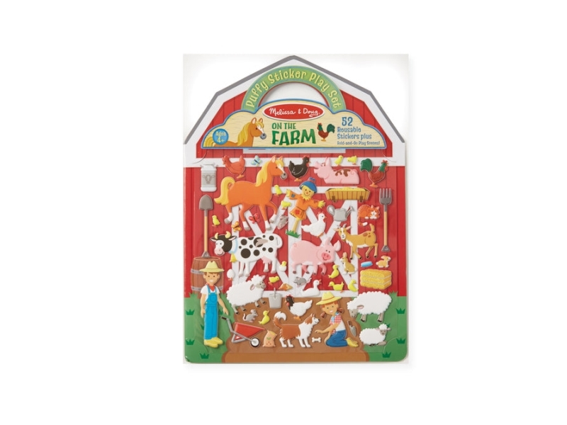 Se Melissa And Doug - Reusable Puffy Stickers - Farm (19408) /Arts And Crafts /Mu hos Computersalg.dk