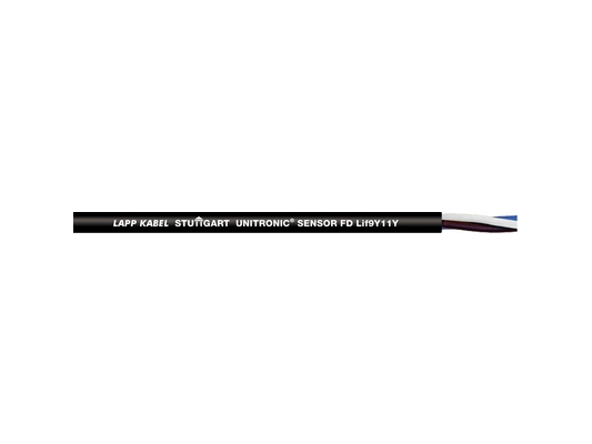 Lapp Unitronic Sensor Fd, 100 M, Sort, Kobber, Polypropylen, 19,1 Kg/Km, 300 V