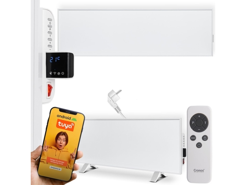 Cronos Synthelith Pro Crp-330Twp 330W White Infrared Heater With Wifi And Remote Control