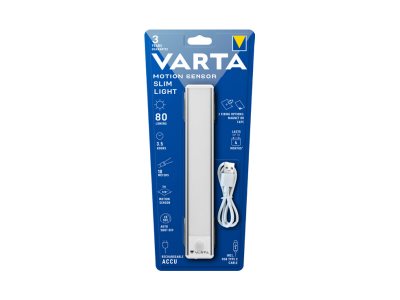 Varta Slim - Motion sensor light - LED - varmt vitt ljus | Belysning - Inomhusbelysning - Bordslampa | GameStuff