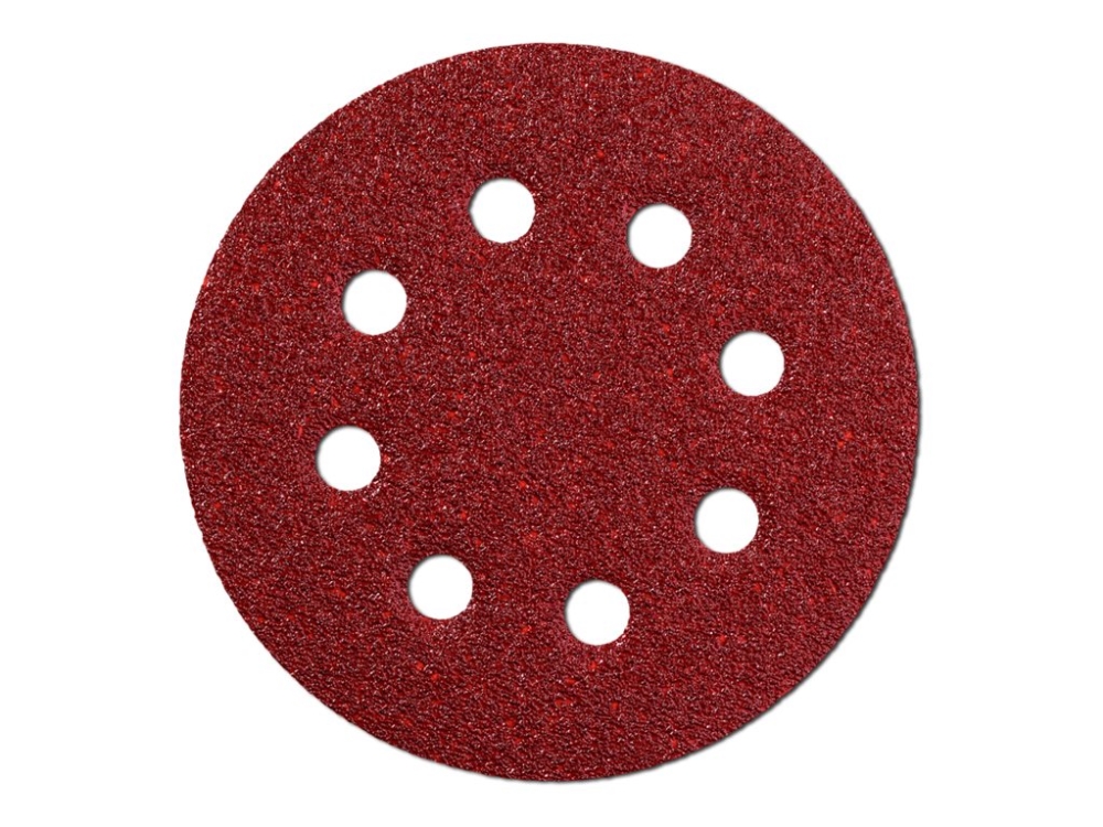 Metabo - Sandpapper - för trä, metall, stål, stainless steel sheets, polyester, veneers - 5 delar - 125 mm - grus: P40 | Verktyg & Verkstad - Handverktyg - Sandpapper | GameStuff
