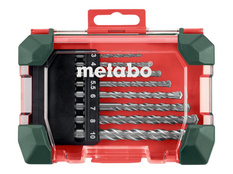 Metabo Sp - Borebit - For Murerarbejde, Mursten, Natursten - Hammerbit - 8 Stykker