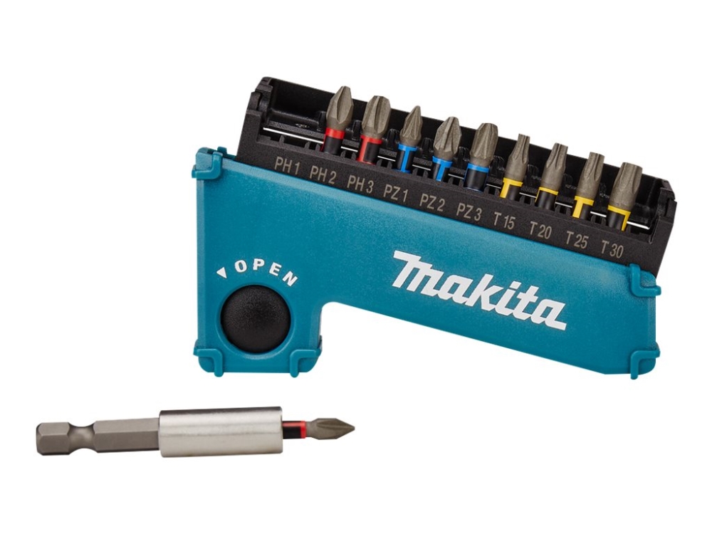 Makita E-03567, 11 Stück(E), Ph 1, Ph 2, Ph 3, Pz 1, Pz 2, Pz 3, T15, T20, T25, T30, 1/4, 98 Mm