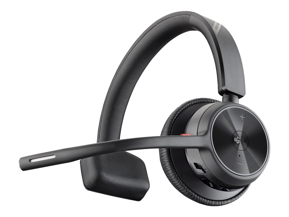 Poly Voyager 4310-M Uc - Voyager 4300 Uc-Serie - Headset - On-Ear - Bluetooth - Kabellos - Aktive Geräuschunterdrückung - Schwarz
