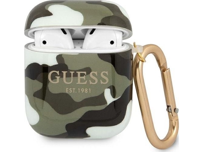 Guess Gua2ucama Airpods Hülle Grün/Khaki Camo