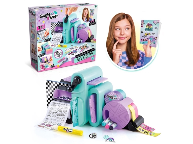 Canal Toys Mädchen 3 In 1 Scrapbooking Studio Style 4 Ever - Personalize Notebooks And Decor - Image 6