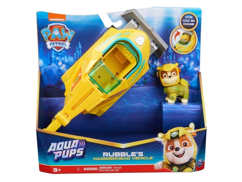 Paw Patrol Aqua Themed Vehicles - Rubble