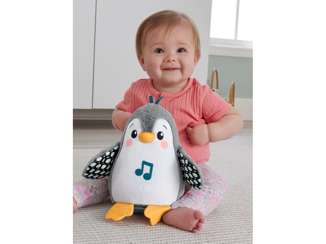 Fisher-Price -Vippepingvin, 0 År, Klingende, Aa, Batterier Inkluderet