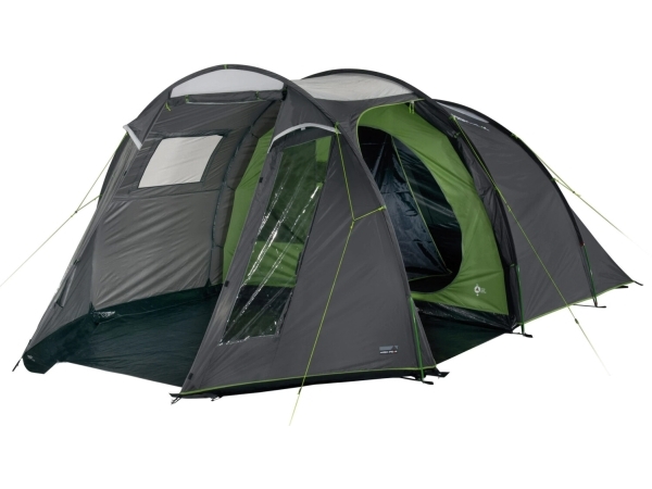High Peak Ancona 5.0, Camping, Tunneltelt, 5 person(er), Grøn, Grå