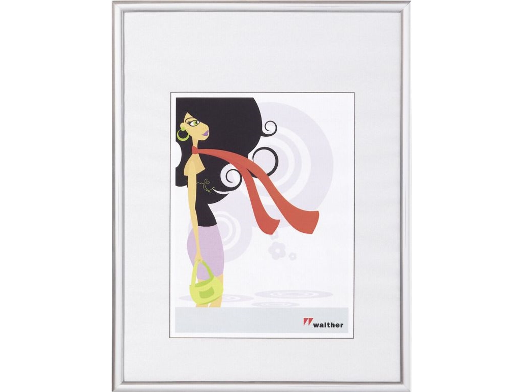 Walther New Lifestyle 18 x 24, Plast, Silver, 10 x 15 cm, 180 mm, 240 mm