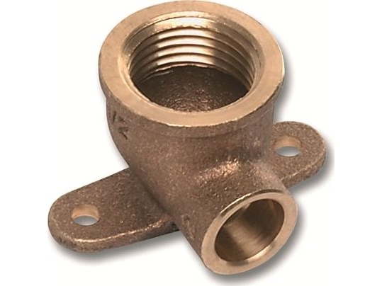 Dækvinkel 1/2 -15 mm - rørgevind muffe og loddemuffe og vingeflange | VVS Artiklar - Rör & Kopplingar - Kopparrör och rördelar | GameStuff