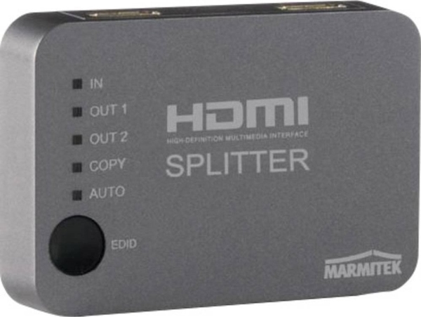 Marmitek Split 312 UHD, HDMI, 2x HDMI, 4096 x 2160 pixlar, Grå, 15 m, 36 bit