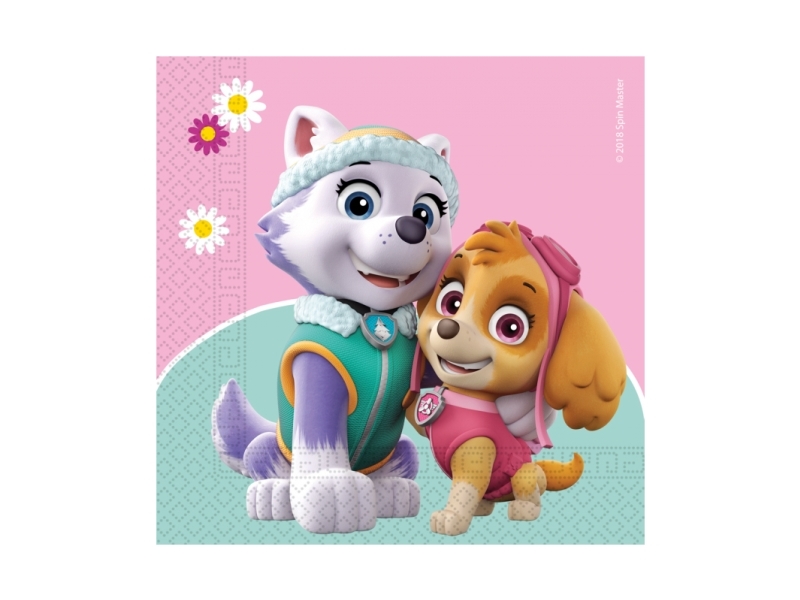 Paw Patrol Skye Servietten