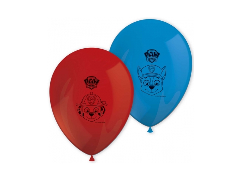 Pfote Patrol Latex Balloner 8 Stk
